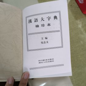 袖珍版汉语大字典