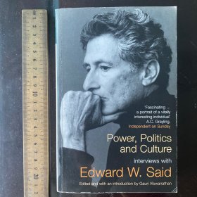 Power, Politics, and Culture interviews with Edward said英文原版