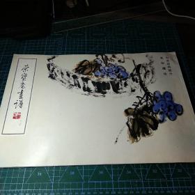 荣宝斋画谱  三十六  朱屺瞻 山水花卉部分  八开本