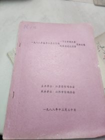 1988年春季江苏省信鸽一千公里通讯赛哈密站超远程赛竞翔成绩