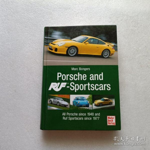Porsche and RUF -  Sportscars   精装本