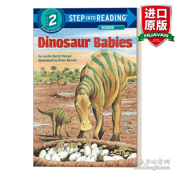 英文原版 Step into Reading 2 - Dinosaur Babies 兰登阅读进阶2 恐龙宝贝 英文版 进口英语原版书籍