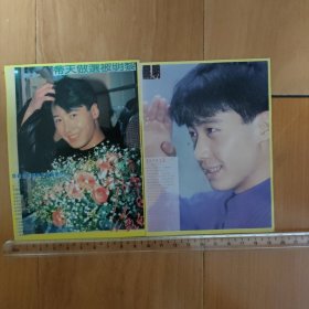 黎明不干胶2张
