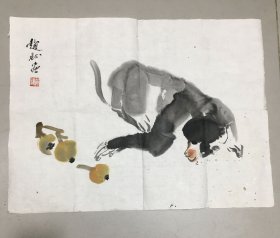 兴化画家赵钲猴软片