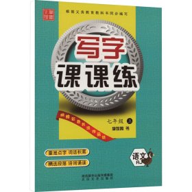 写字课课练 语文 7年级 上 RJ 李放鸣 9787551314763