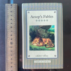 Aesop'sFables伊索寓言 collector library英文原版精装三面烫金