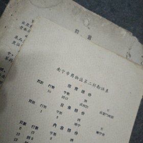 60年: 南宁市药物志 （第二辑）缺封皮.内容全 带有勘误表