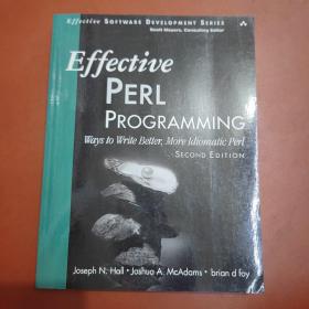 Effective Perl Programming：Ways to Write Better, More Idiomatic Perl