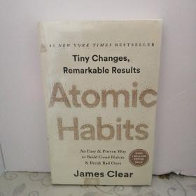 原子习惯：建立好习惯，打破坏习惯 英文原版 Atomic Habits James Clear 自我成长 自我提升 心理励志【中商原版】