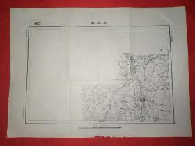 民国十九年山西省右玉县原版老地图(研究地方志文献必备资料)