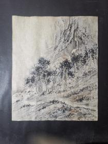 仿古山水画 手绘