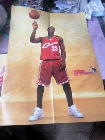 NBA复古海报珍藏系42 勒布朗•詹姆斯  布鲁斯•勃文