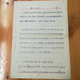 刘小辉w~革年代·墨迹手稿2页·ZZZ·00·10