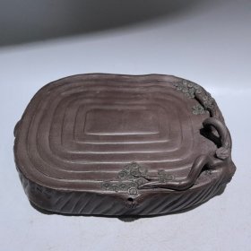 旧藏紫砂壶树桩套壶时大彬