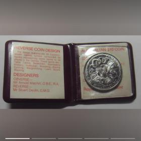 澳大利亚 1982年 10元 布里斯班 联邦运动会 20克精装纪念银币