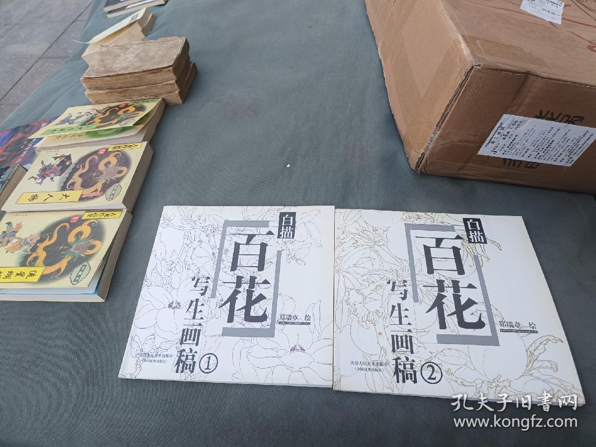 白描百花写生图稿1 2