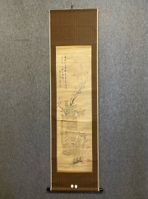 古笔博古青供图 【渡边小华】 1835〜1887（天保六〜明治二十）53岁。渡边 华山的次子，名谐，字韶卿，通称舜治。初得父传， 后相继受业于华山的门生椿椿山与福田半香。