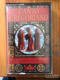 canto gregoriano /gregorian chants原版磁带未打口，音质完好