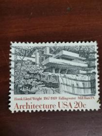 美国建筑1867一1959年20c邮票