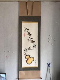 画183回流纸本【仙马图】畫芯片41×112厘米，品相如图完好，实木轴头，纸本绫裱，手绘精品值得收藏！款印如图【伯峰】处理价