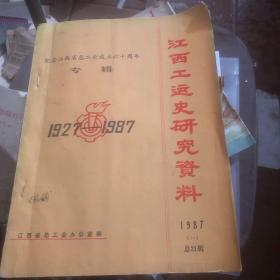 纪念江西省总工会成立60周年专辑1927-1987