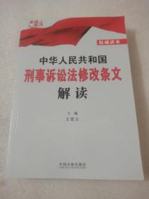 中华人民共和国刑事诉讼法修改条文解读