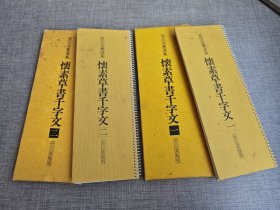 二玄社 扩大法书选集《怀素草书千字文 一、二》品如图