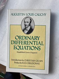 现货 法语版  Ordinary differential equations 常微分方程 Equations différentielles ordinaires