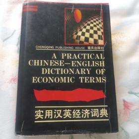 实用汉英经济词典（硬精装本）自然旧，带护封