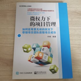 微权力下的项目管理：如何在有责无权的状况下带领项目团队获取项目成功