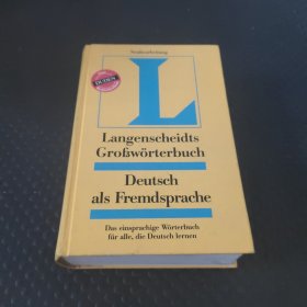 Langenscheidts Großwörterbuch Deutsch als Fremdspr