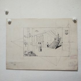 著名画家、湖北美术学院教授范汉成线描画