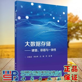 正版现货 大数据存储 键值 容错与一致性 许胤龙 李永坤 吕敏 李诚 科学出版社 9787030730626