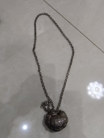 清代长命富贵百岁银锁