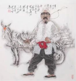 江苏名家，中国美术家协会会员刘宪老师作，精品人物画作，尺寸68*68，写意人物有趣，生动，笔墨功底深厚，不二轩出品包真包邮。
       刘宪老师，江苏省知名书画家、雕塑家。中国美术家协会会员、江苏省大众书画院副院长、江苏标准草书艺术研究院理事、南京名人艺术研究院副院长，南京花鸟国画研究院副院长。