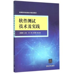 二手正版软件测试技术及实践 詹慧静 清华大学