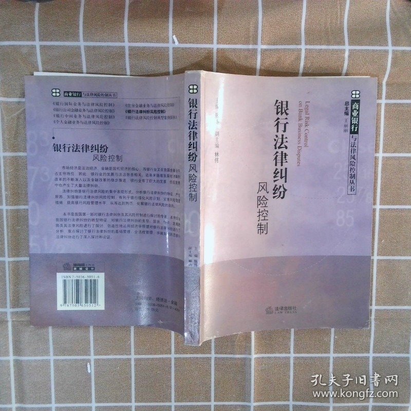 银行法律纠纷风险控制——商业银行与法律风险控制丛书