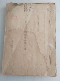 民国（东北企业管理局造纸公司安东造纸厂技术指导会议记录）东北最早的造纸文献。