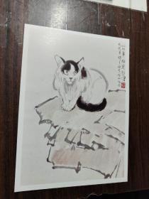 徐悲鸿纸本水墨—猫