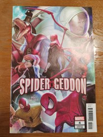 2019年英文漫威原版漫画 Spider Geddon #4 蜘蛛侠 16开 变体封面