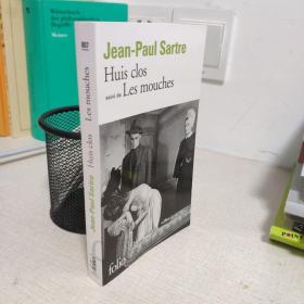 国内现货 法语版 萨特：禁闭 Huis Clos, suivi de Les Mouches Folio系列 法文原版 2020年版新书