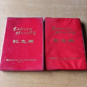 纪念册 沈阳风动工具厂职工体育运动大会 两本合售1974年