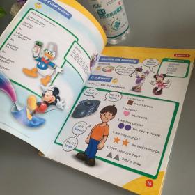 迪士尼英语Disney English 幼儿班3-6岁 Play and Learn 课后练习册：1A-B+1C-D+2A+2D 共四本合售