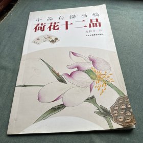 荷花十二品/小品白描画稿