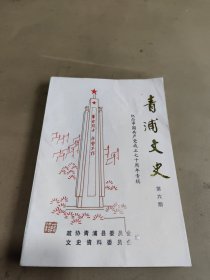 （上海）青浦文史第六期纪念中国共产党成立七十周年专辑