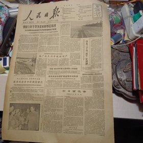 原版老报纸1期：《人民日报》1962年10月15日【有装订孔，品相如图】
今日南泥湾
福建各地林业部门，趁秋雨水涨时期，赶运木材。这是闽江上沉放的木排刘 杰摄（幅建日报）
凉山巨变
合肥十二岁小将刘传礼（右）和广州十一岁小将古辛才（左）正在进行围棋比赛 新华此阳普、黄景达摄