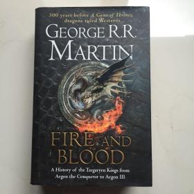 火与血 英文原版 Fire and Blood 冰与火之歌 权力的游戏前传 A Song of Ice and Fire 乔治·马丁 Game of Thrones 坦格利安王朝