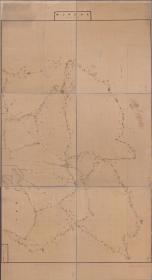 古地图1884 北京近傍之图。纸本大小101.57*186.27厘米。宣纸艺术微喷复制。