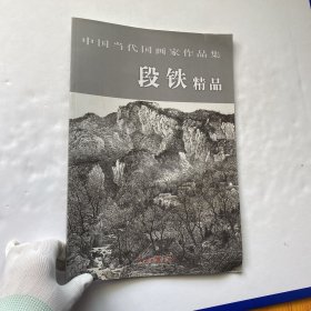 中国当代国画家作品集 段铁精品 8开 【书有水渍 看图】
