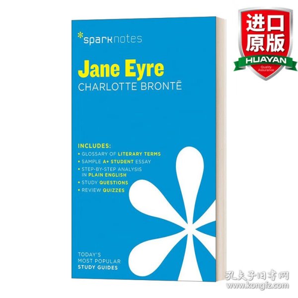 英文原版 Jane Eyre 简爱 文学导读系列 SparkNotes Literature Guide 英文版 进口英语原版书籍